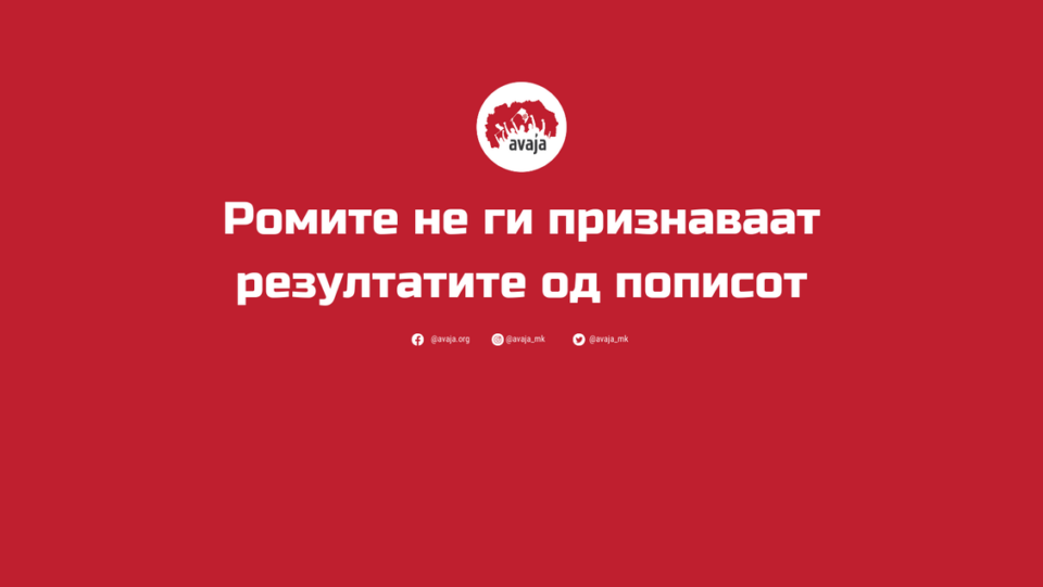 Ромите не ги признаваат резултатите од пописот