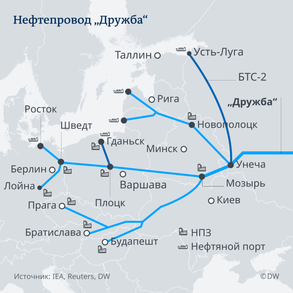 Србија планира изградба и поврзување со нафтоводот „Дружба“ во Унгарија