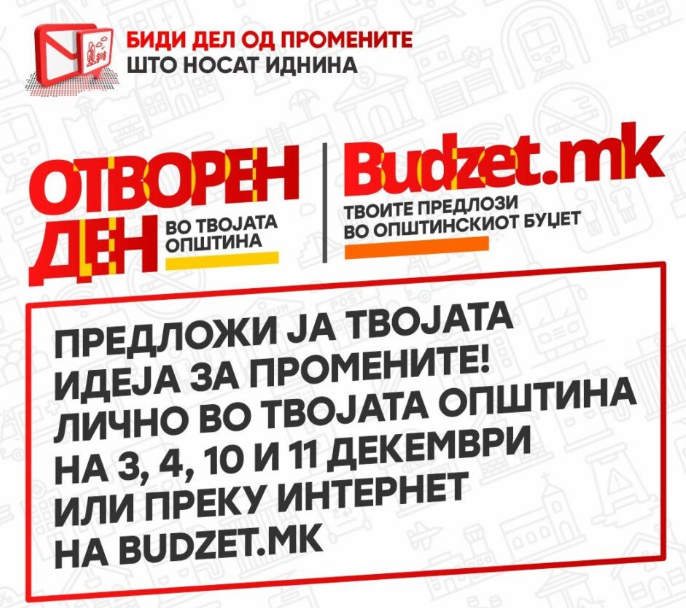 ВМРО-ДПМНЕ ја продолжува кампањата „Твојата идеја за промена“, денес во Велес и Свети Николе