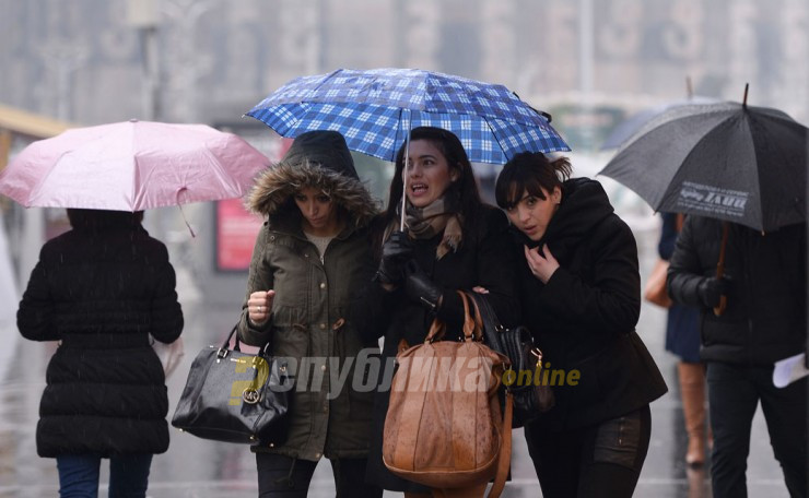 Од понеделник значително опаѓање на температурата