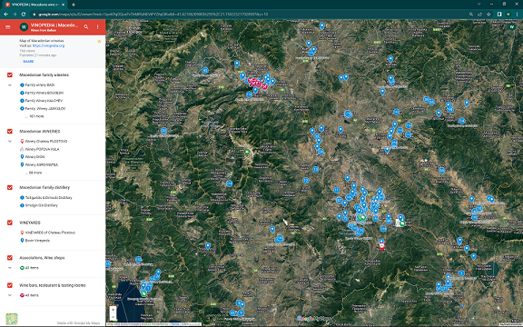 Објавена онлајн винска карта со винарии низ Македонија