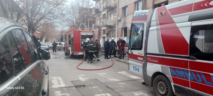 Едно лице повредено во експлозија на плинска боца во центарот на Куманово