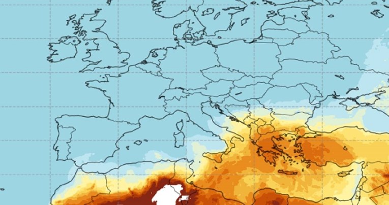 Сахарски песок повторно доаѓа над Балканот