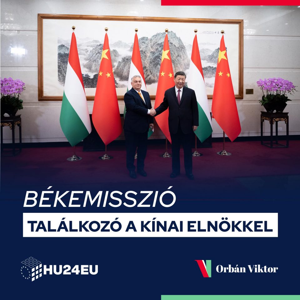 Орбан ја продолжува мировната мисија со средба со кинескиот претседател Си