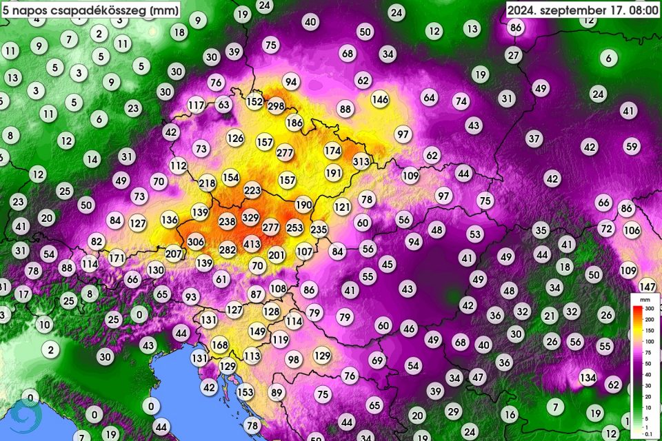 „Борис“ го напушти регионот над Унгарија и се упати кон југозапад