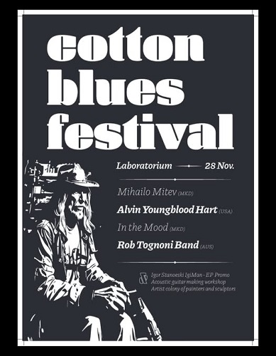 Вечерва ќе се одржи петтото издание на Cotton Blues Festival